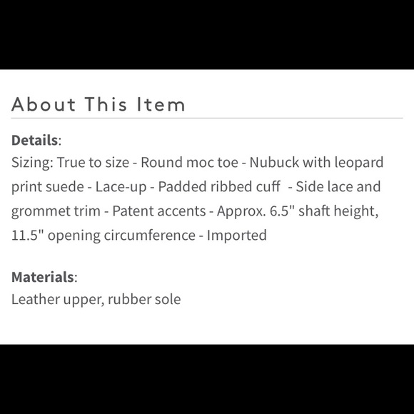 Sperry Topsider | Hikerfish Leopard Print Boot - Picture 7 of 7